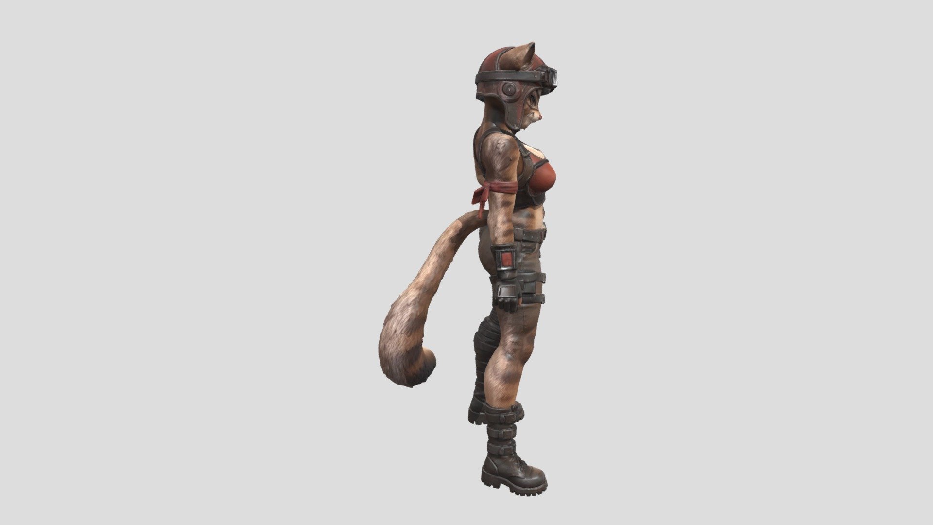 Renegade Raider (Fortnite) Furry 3D Model - Download Free 3D model by ...