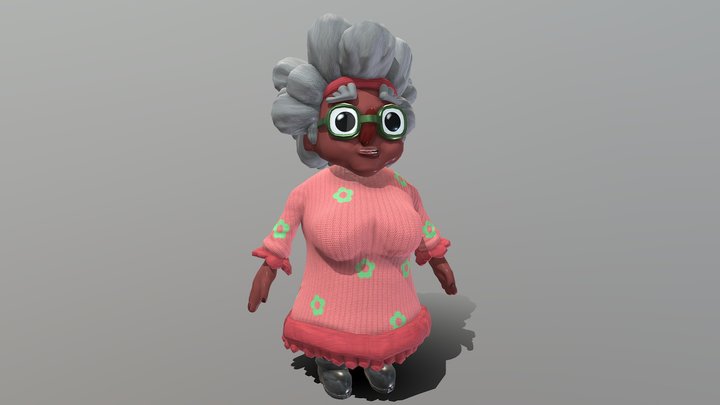 Old Woman (Cardiff Animation Festival 2020) 3D Model