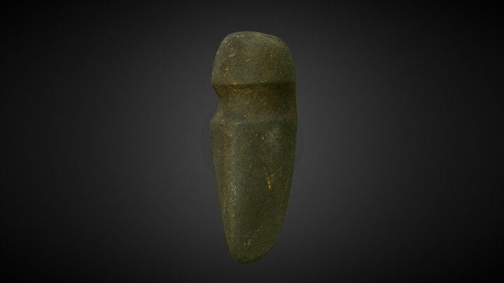 Woodland Period Stone Axe 3D Model