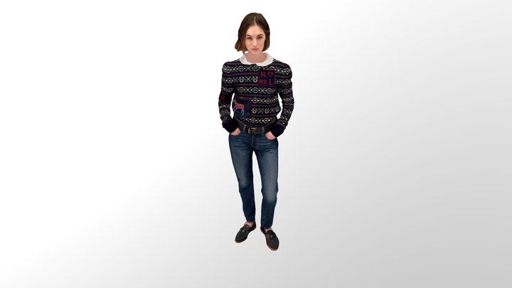 RL - Sweater With Horse - DEATHLESSX CryptoScanz 3D Model