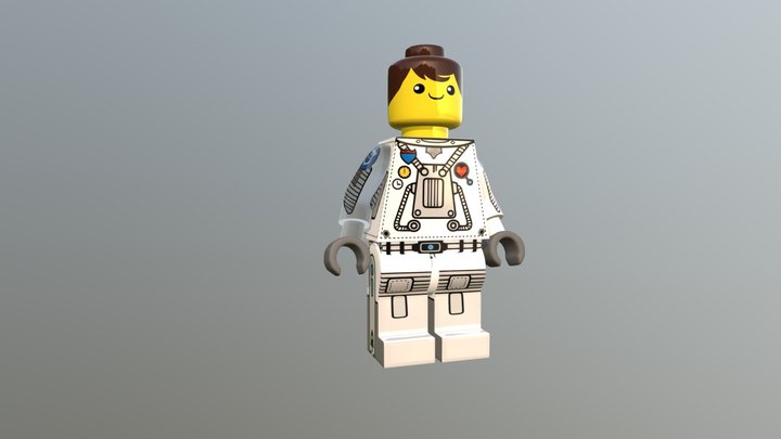 LEGO ASTRONAUT 3D Model