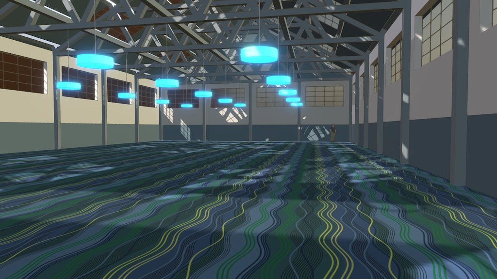 In Situ Ege Flow Carpet Immersive Visualisation
