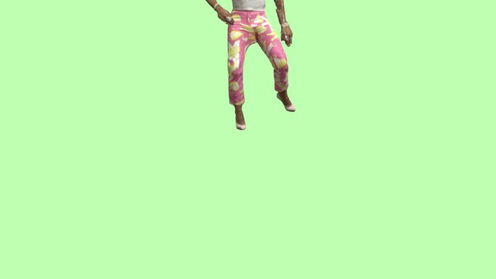 Swing Dancing 3D Model