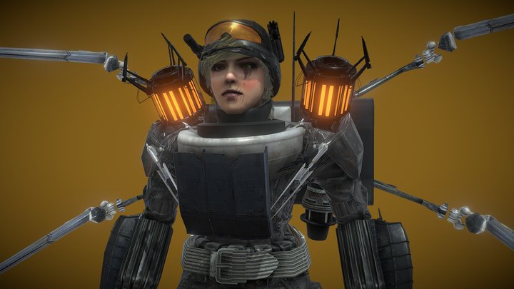 Female Skibidi Mutant