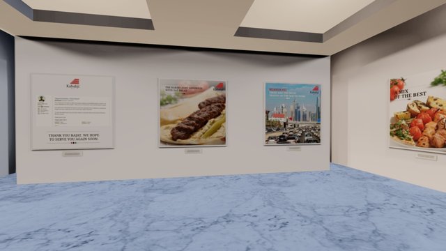 Instamuseum for @kababjiuae 3D Model