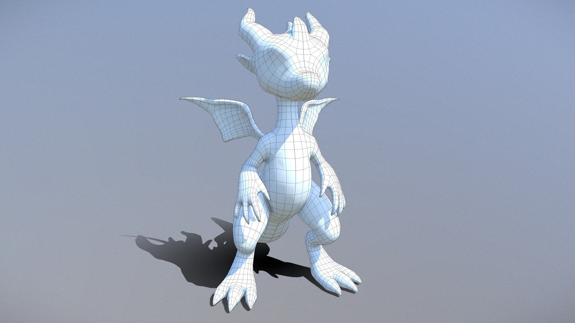 Dragon stylized character basemesh 7 - Buy Royalty Free 3D model by ...
