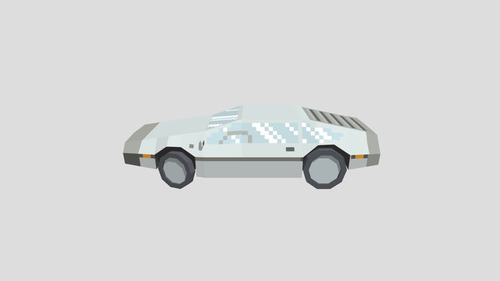 DeLorean DMC-12 3D Model