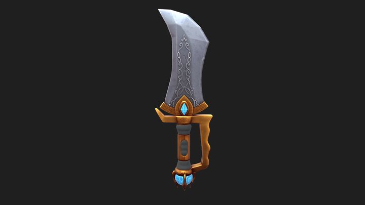 Glorifier | Fantasy Dagger 3D Model