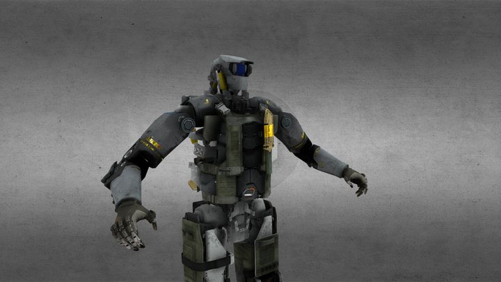 Cod Infinite Warfare Ethan 3D Model