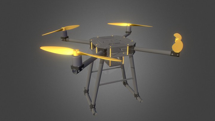 Drone Draft 3D Model