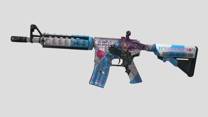 M4A4 Temukau | Csgo 2 3D Model
