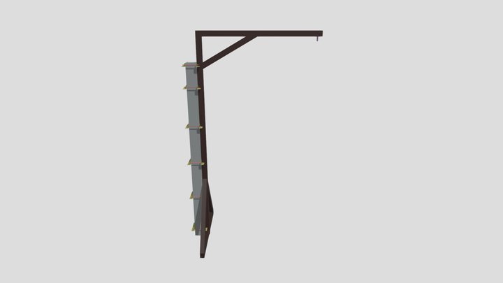 Suporte Edson AP 3D Model