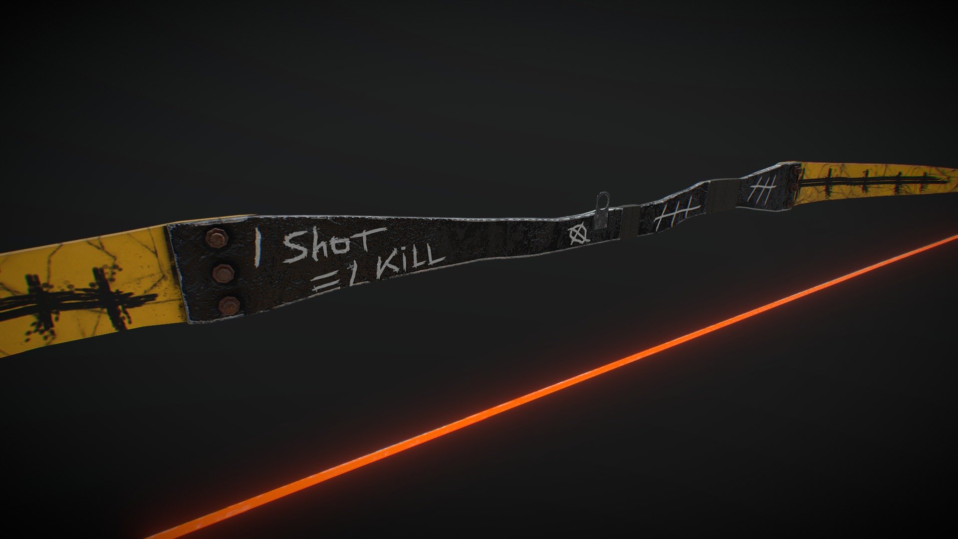 Stylised Bow — Sketchfab embed 3D viewer