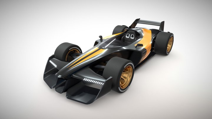 Race Kart 08 3D Model