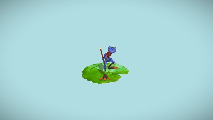 Pogger Frog 3D Model