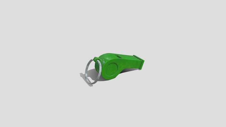 Realistic Whistle 3D Model