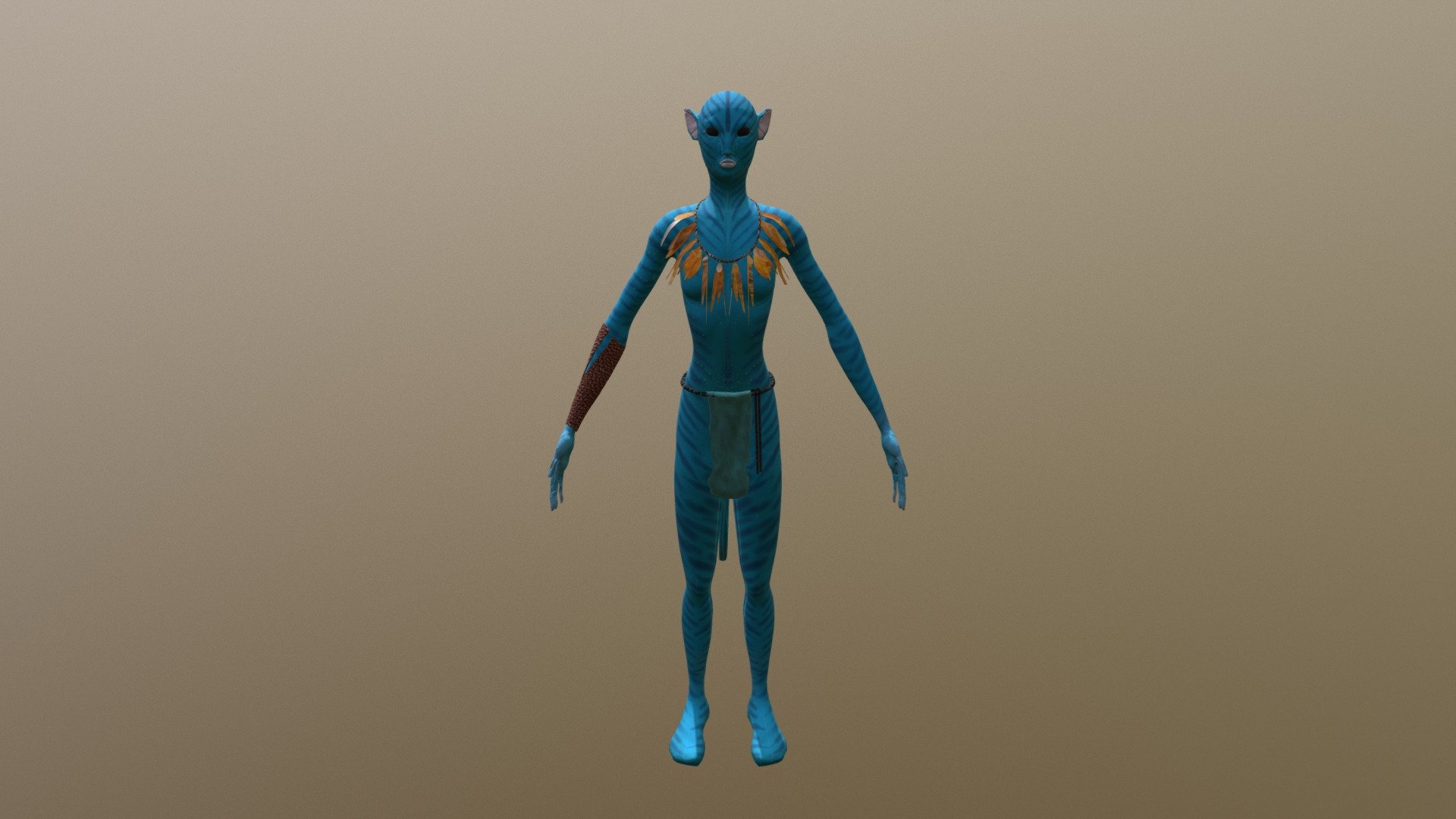 Neytiri sem Cabelo