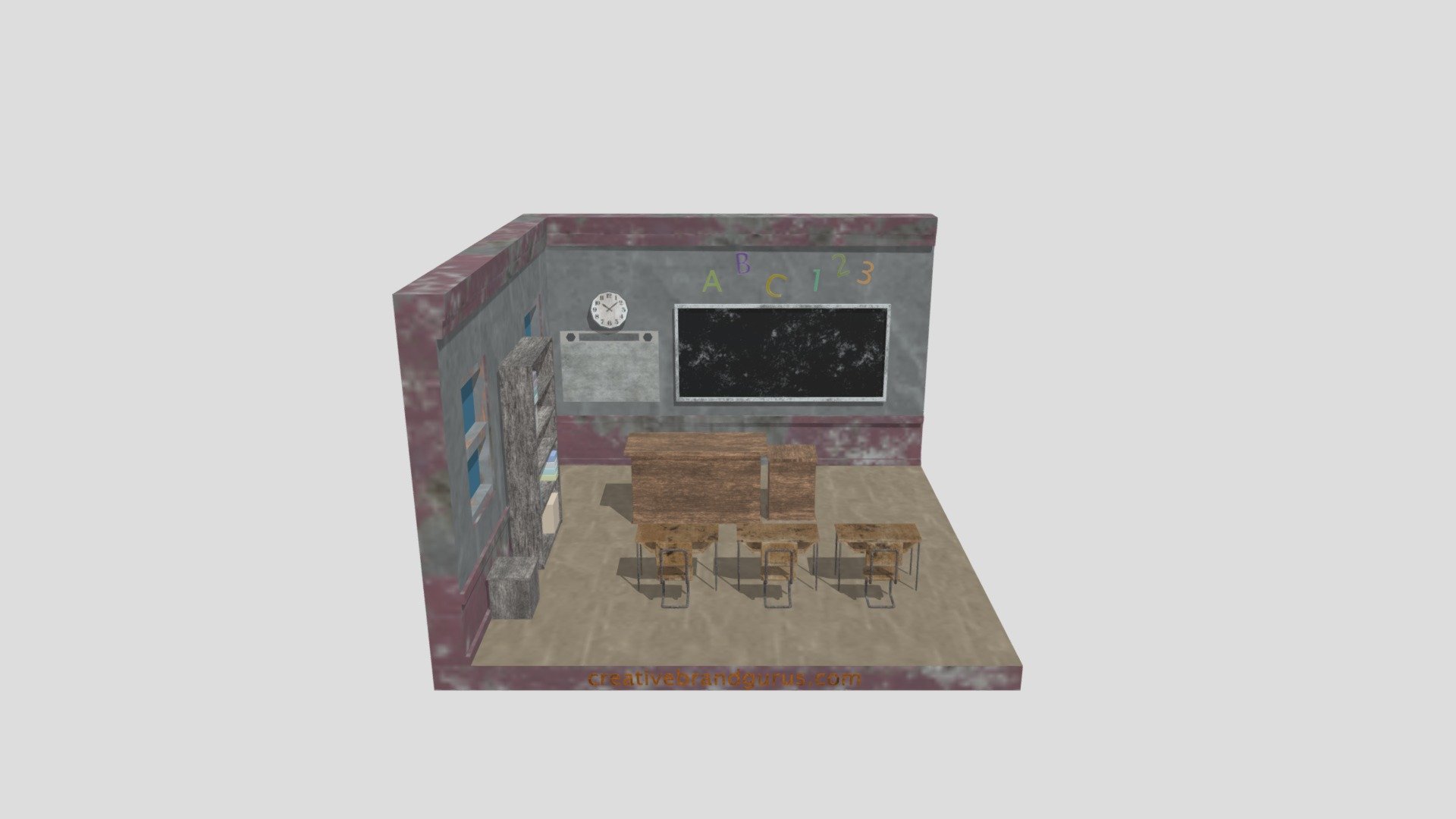 Classroom Scene Old Look