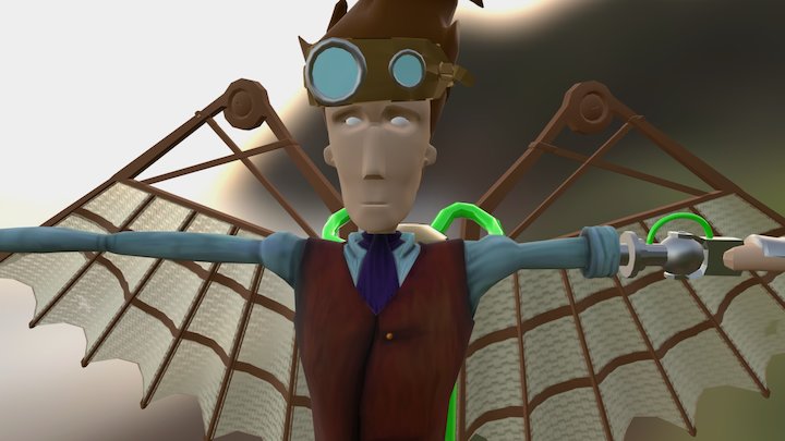 Carlisle the Scientist 3D Model