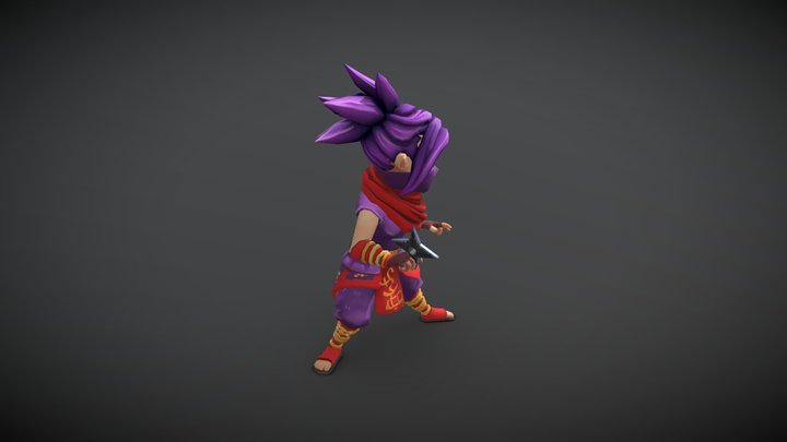 Purple Assassin 3D Model