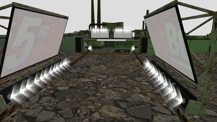 burnin rubber 5 oilrig – Modello 3D gratuito STL