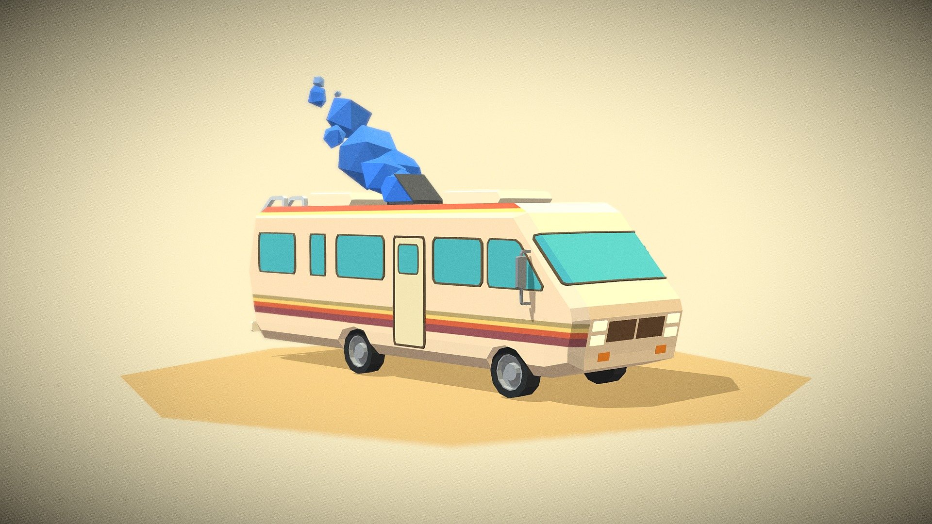 Breaking bad RV low poly Download Free 3D model by Kuco Enciso