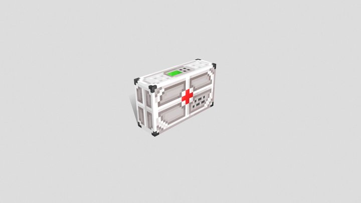 pixel medical box 3D Model