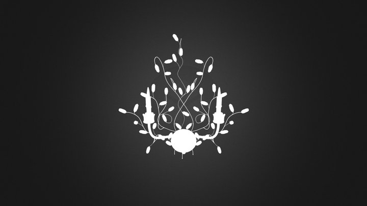 Crystal Bud Wall Sconce 3D Model