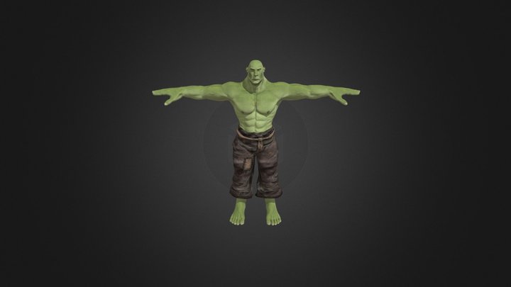 IWI Monster Character 01 3D Model