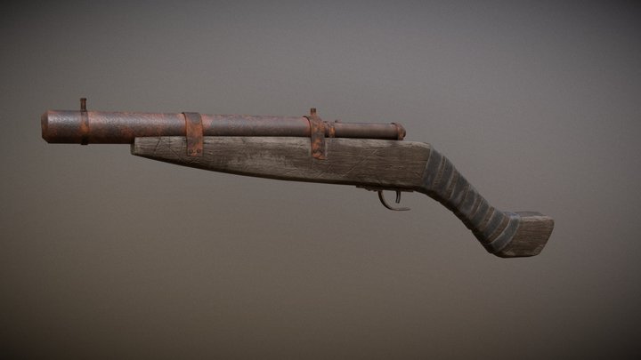 Self-made weapon 3D Model