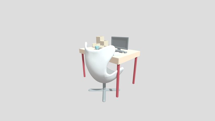 💻 Computer 3D Model