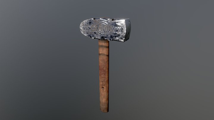 Viking Metalworking Tool 3D Model