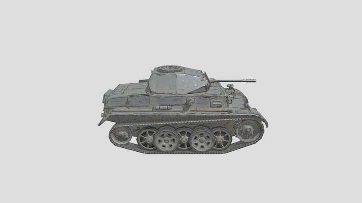 Pz.Kpfw. II Ausf. G – Gratis 3D-model STL