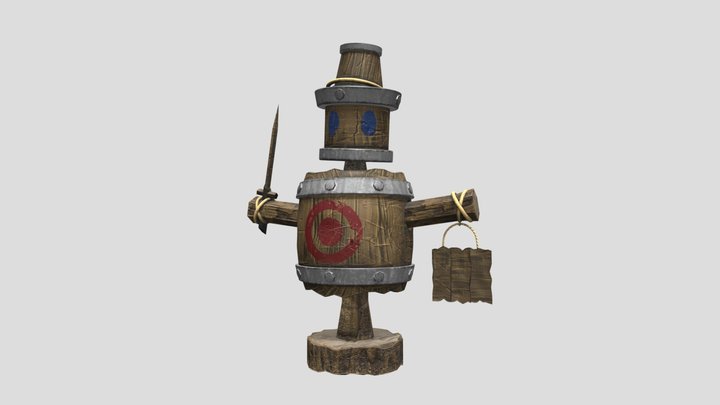 Training Dummy 3D Model
