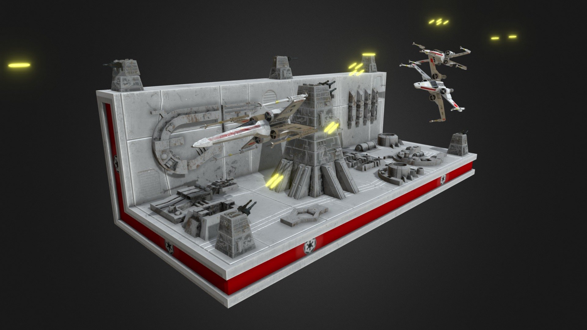 Star Wars Diorama 3D model by Nicolas Videla Santagata (Nicolas