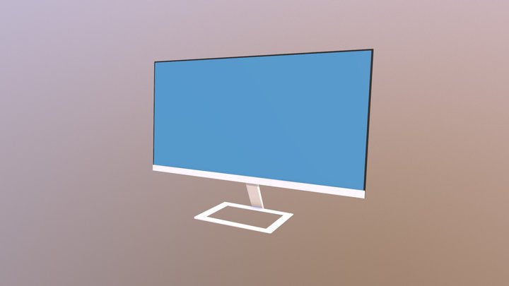 Monitor 3D Model