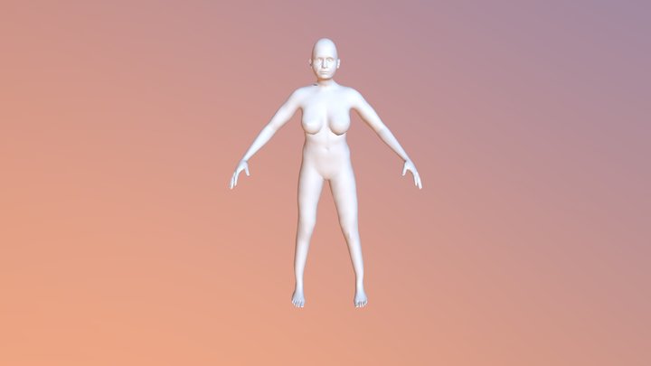 BelaBodyFull_MakeHuman_OBJ 3D Model