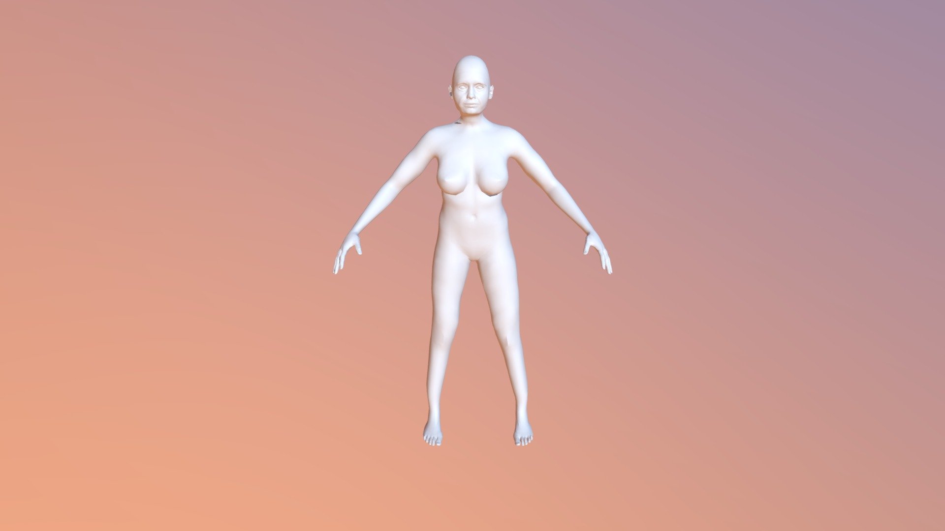 BelaBodyFull_MakeHuman_OBJ