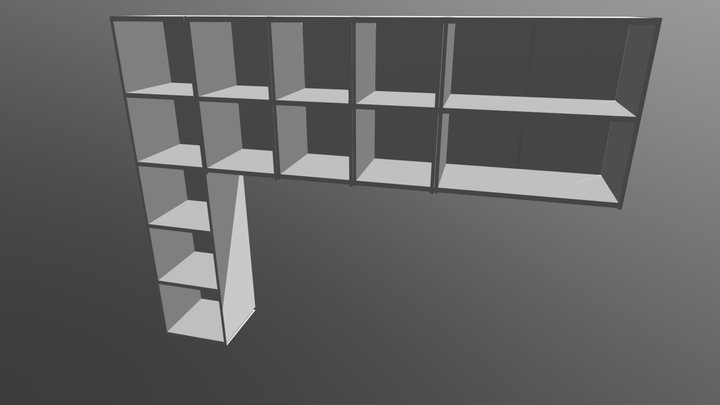 Book Shelf 3D Model