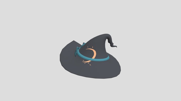 WitchHat 3D Model