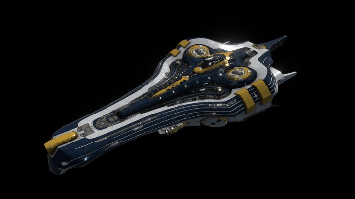 HERMES - High speed type Mothership 3D Model
