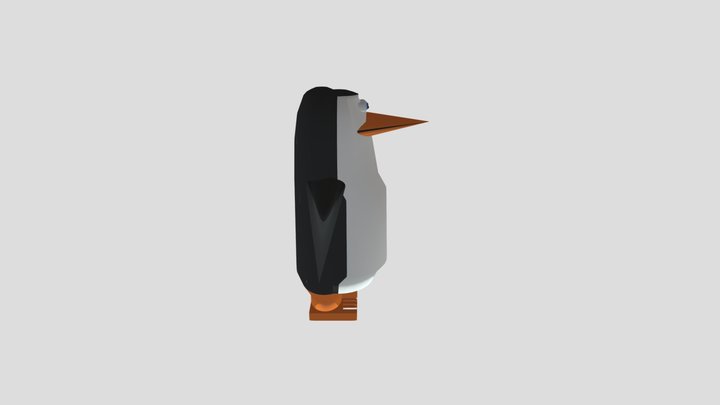 пингвин мадагаскар 3D Model