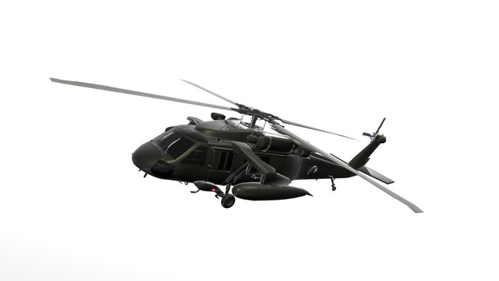 Black Hawk Exército Brasileiro 3D Model