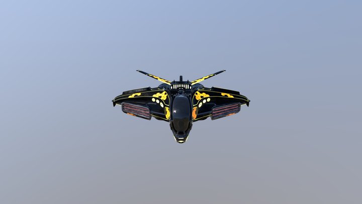 SpaceShip 3D Model