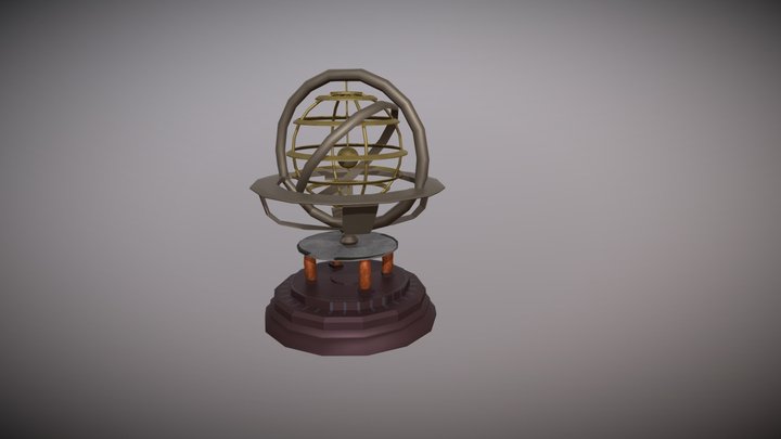 Spherical Astrolabe 3D Model
