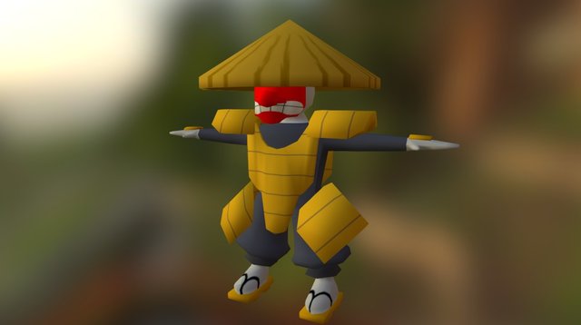 BIGS2 Samurai 3D Model
