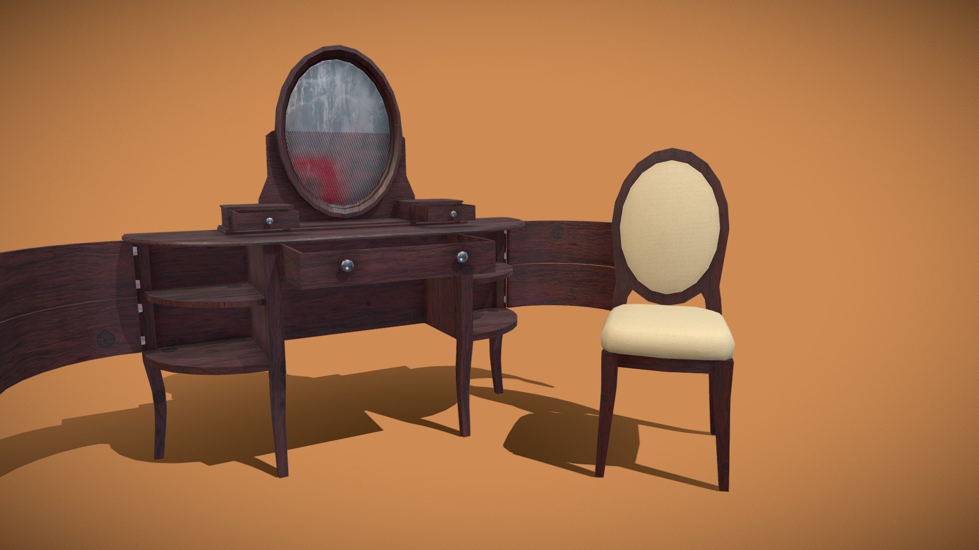 Dressing Table (RIGGED) - Buy Royalty Free 3D model by Eemil [0456972 ...