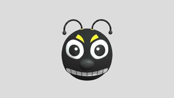 Art the Bee Mascot Head - SCAD W25 STEC 560 3D Model