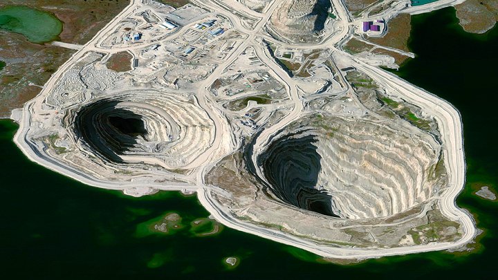 Diavik Diamond Mine - Canada 3D Model