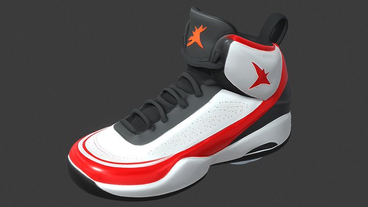 Nikesh Jordan Sneafers 3D Model